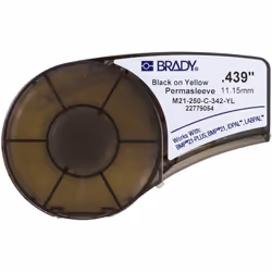 Brady M21-250-C-342-YL, Giallo, Etichetta per stampante non adesiva, Poliolefine, Opaco, Filo/Cavo, -55 - 135 °C