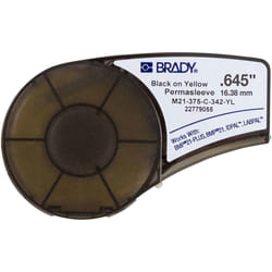 Brady M21-375-C-342-YL etichetta per stampante Giallo Etichetta per stampante non adesiva