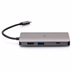 C2G Mini dock USB-C 8 in 1 con HDMI, 2 porte USB-A, Ethernet, lettore schede SD e tecnologia Power Delivery USB-C fino a 100 W - 4K 30 Hz - Vista aggiuntiva 4
