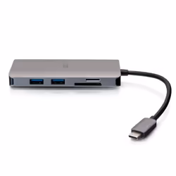 C2G Mini dock USB-C 8 in 1 con HDMI, 2 porte USB-A, Ethernet, lettore schede SD e tecnologia Power Delivery USB-C fino a 100 W - 4K 30 Hz - Vista aggiuntiva 5