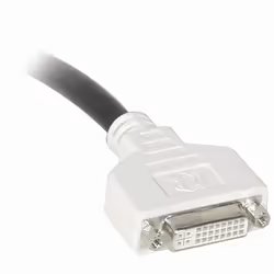 C2G 2m DVI-I M/F Dual Link Cable cavo DVI Nero