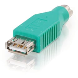 C2G USB - PS/2 Adapter PS/2 Verde