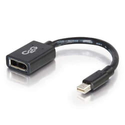 C2G 0.15m Mini DP M / DP F 0,15 m Nero