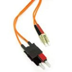 C2G 2m LC/SC LSZH Duplex 62.5/125 Multimode Fibre Patch Cable cavo InfiniBand e in fibra ottica Arancione