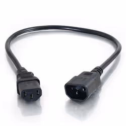 C2G 88503 cavo di alimentazione Nero 2 m Accoppiatore C14 Accoppiatore C13 - Vista aggiuntiva 2