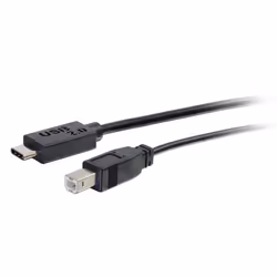 C2G USB 2.0, C - Standard B, 3m cavo USB USB C USB B Nero