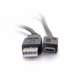 C2G 3m, USB2.0-C/USB2.0-A cavo USB USB C USB A Nero