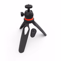 Digipower Active Mini Tripod, 3 gamba/gambe, Nero