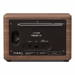 Pure Classic H4 Portatile Digitale Nero, Legno - Vista aggiuntiva 4