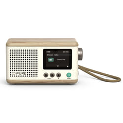 Pure DAB+ Radio Classic Mini Portatile Digitale Crema, Legno