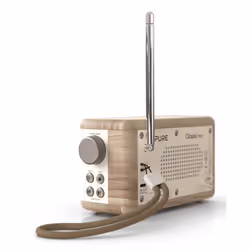 Pure DAB+ Radio Classic Mini Portatile Digitale Crema, Legno - Vista aggiuntiva 4