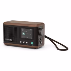 Pure Classic Mini Portatile Digitale Crema, Legno