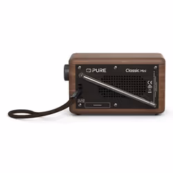 Pure Classic Mini Portatile Digitale Crema, Legno