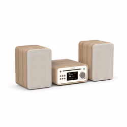 Pure Classic Stereo Mini Microsistema audio per la casa 40 W Quercia, Bianco - Vista aggiuntiva 2
