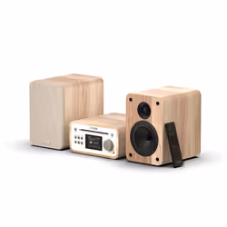 Pure Classic Stereo Mini Microsistema audio per la casa 40 W Quercia, Bianco - Vista aggiuntiva 3