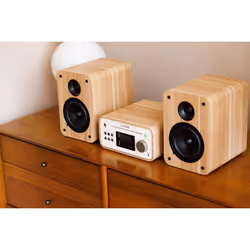 Pure Classic Stereo Mini Microsistema audio per la casa 40 W Quercia, Bianco - Vista aggiuntiva 5