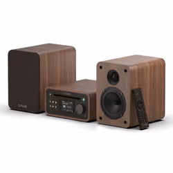 Pure Classic Stereo Mini Microsistema audio per la casa 40 W Marrone, Noce - Vista aggiuntiva 3