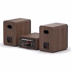 Pure Classic Stereo Mini Microsistema audio per la casa 40 W Marrone, Noce - Vista aggiuntiva 4