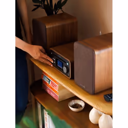 Pure Classic Stereo Mini Microsistema audio per la casa 40 W Marrone, Noce - Vista aggiuntiva 5