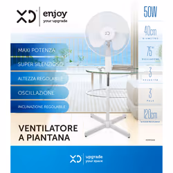 XD Enjoy Ventilatore A Piantana 40 Cm - Vista aggiuntiva 3