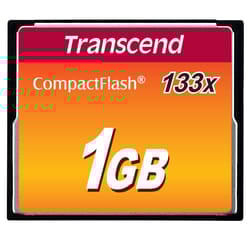 Transcend 1 GB CF 133x CompactFlash MLC