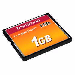 Transcend 1 GB CF 133x CompactFlash MLC