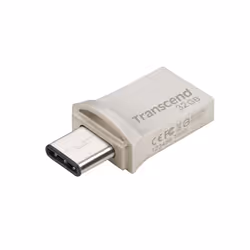 Transcend JetFlash 890 32 GB unità flash USB USB Type-A / USB Type-C 3.2 Gen 1 (3.1 Gen 1) Nero, Argento - Vista aggiuntiva 5