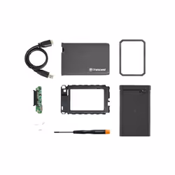 Transcend TS0GSJ25CK3 contenitore di unità di archiviazione Box esterno HDD/SSD Grigio 2.5" - Vista aggiuntiva 5