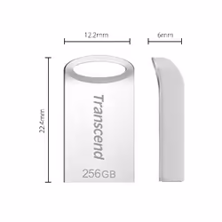 Transcend JetFlash 710S unità flash USB 256 GB USB tipo A 3.2 Gen 1 (3.1 Gen 1) Argento - Vista aggiuntiva 4