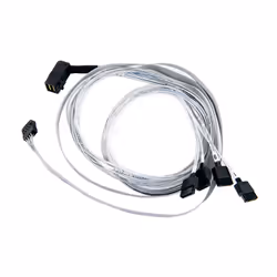 Microsemi ADAPTEC I-RA-HDMSAS-4SATA-SB, 0,8 m, SFF-8643, SFF-8448, Dritto, Destra, Maschio/Maschio