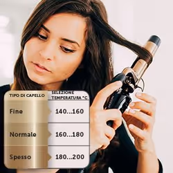 Revlon RVIR1159E messa in piega Ferro per ricci Caldo Nero, Rose Gold - Vista aggiuntiva 7