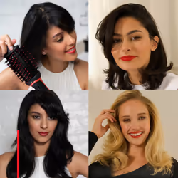 Revlon RVDR5333E messa in piega Multistyler Caldo Nero, Rosso 1100 W 2,5 m - Vista aggiuntiva 4
