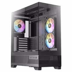 Antec CX700 ARGB, Midi Tower, PC, Nero, ATX, ITX, micro ATX, Vetro, Acciaio, 16 cm