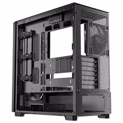 Antec 0-761345-10133-2 computer case Midi Tower Nero, Legno - Vista aggiuntiva 4