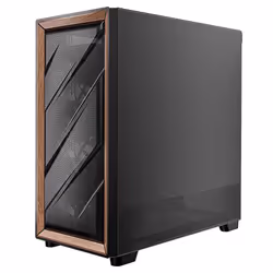 Antec 0-761345-10133-2 computer case Midi Tower Nero, Legno - Vista aggiuntiva 6