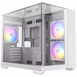 Antec CX600M Trio ARGB White Mini Tower Trasparente, Bianco - Vista aggiuntiva 6