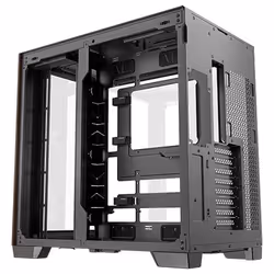 Antec C8 Curve Wood Full Tower Nero, Trasparente, Legno - Vista aggiuntiva 8