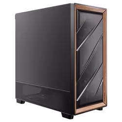 Antec FLUX SE Midi Tower Nero, Legno - Vista aggiuntiva 8