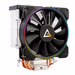 Antec A400 RGB Processore Refrigeratore 12 cm Nero, Rame, Metallico - Vista aggiuntiva 4