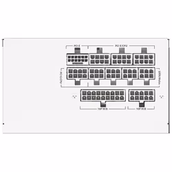 Antec GSK ATX3.1 850W White 80 PLUS Gold alimentatore per computer 20+4 pin ATX ATX Bianco - Vista aggiuntiva 7