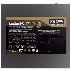 Antec 0-761345-20139-1 alimentatore per computer 750 W 20+4 pin ATX ATX Nero - Vista aggiuntiva 3