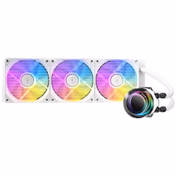 Antec Vortex Lum 360 White ARGB Processore Kit di raffreddamento a liquido 12 cm Bianco