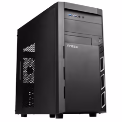 Antec VSK3000 Elite, Mini Tower, PC, Nero, micro ATX, Mini-ITX, SGCC, 16 cm
