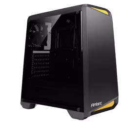 Antec NX100, Midi Tower, PC, Nero, Giallo, ATX, micro ATX, Mini-ITX, Plastica, SGCC, 35 cm