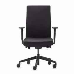 Trendoffice to-strike, Sedia tappezzata, Schienale imbottito, Nero, Nero, Tessuto, Tessuto