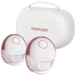 Momcozy M6, 180 ml, Elettronico, Rosa, Trasparente, Bianco