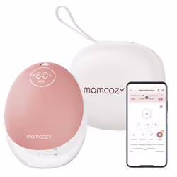 Momcozy M9, Elettronico, Rosa, Trasparente, Bianco