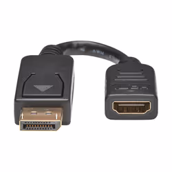 Tripp Lite P136-000 cavo e adattatore video 0,15 m DisplayPort HDMI Nero