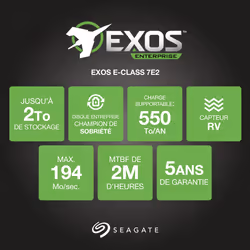 Seagate Enterprise ST2000NM0008 disco rigido interno 2 TB 7200 Giri/min 128 MB 3.5" Serial ATA III