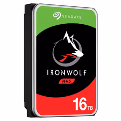 Seagate IronWolf ST16000VN001, 16 TB, 7200 Giri/min, 256 MB, 3.5", Serial ATA III